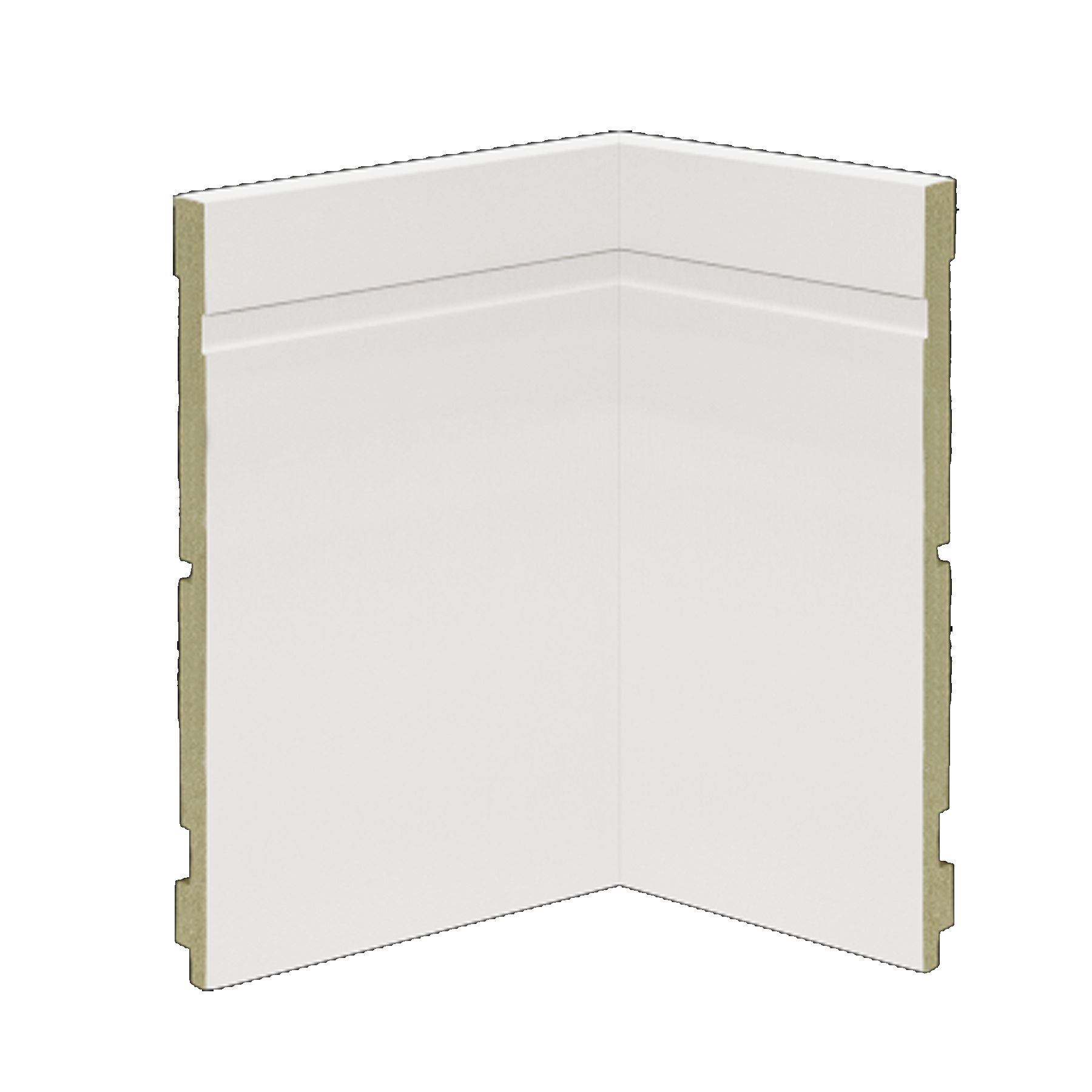 Rodapé Madefibra Ultra Premium Branco 30x240cm Moldurama