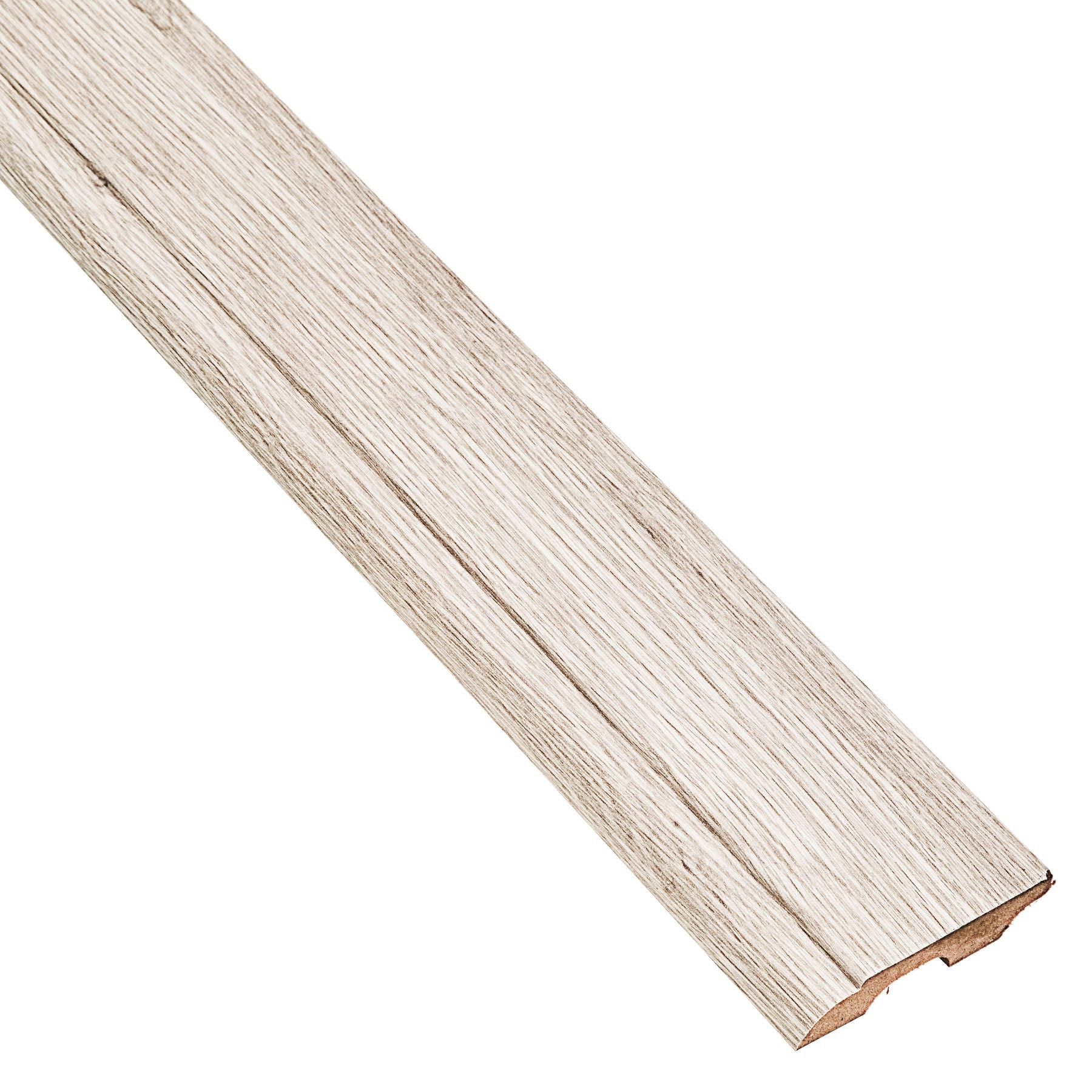 Rodapé MDF Ritz Gris Almada 80x1,8x2,1cm Durafloor