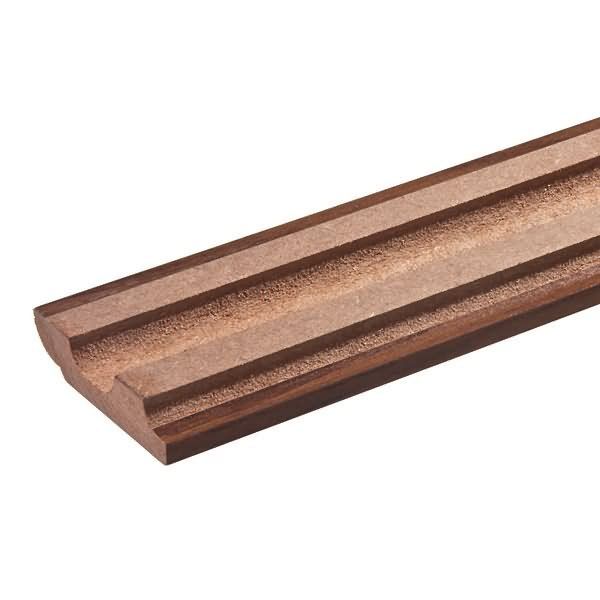 Rodapé MDF Studio Ipê Antibes 80x1,8x2,1cm Durafloor