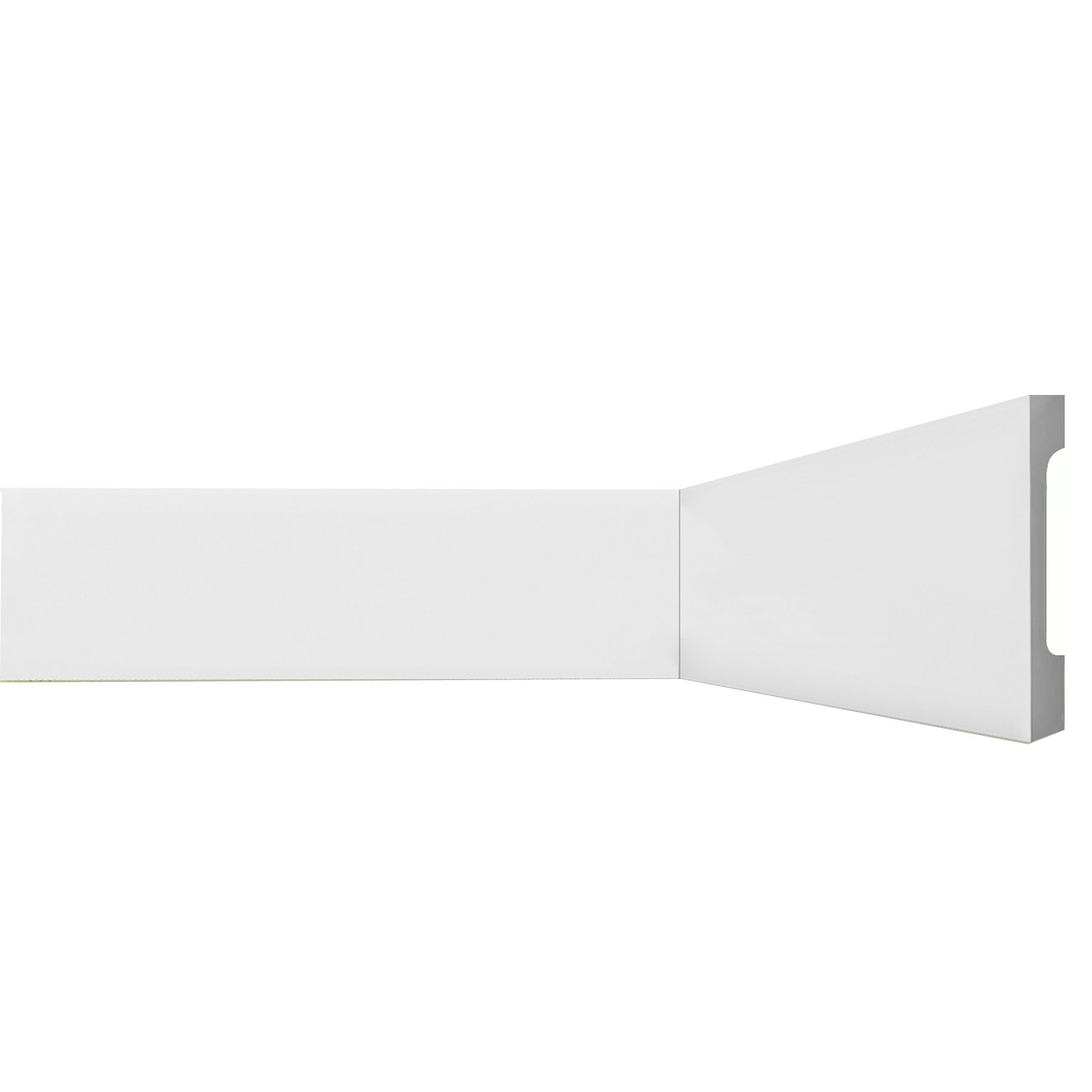 Rodapé Poliestireno Branco 11x240cm Gart