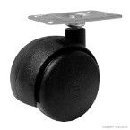 Rodízio 38mm com base de aço Talentos