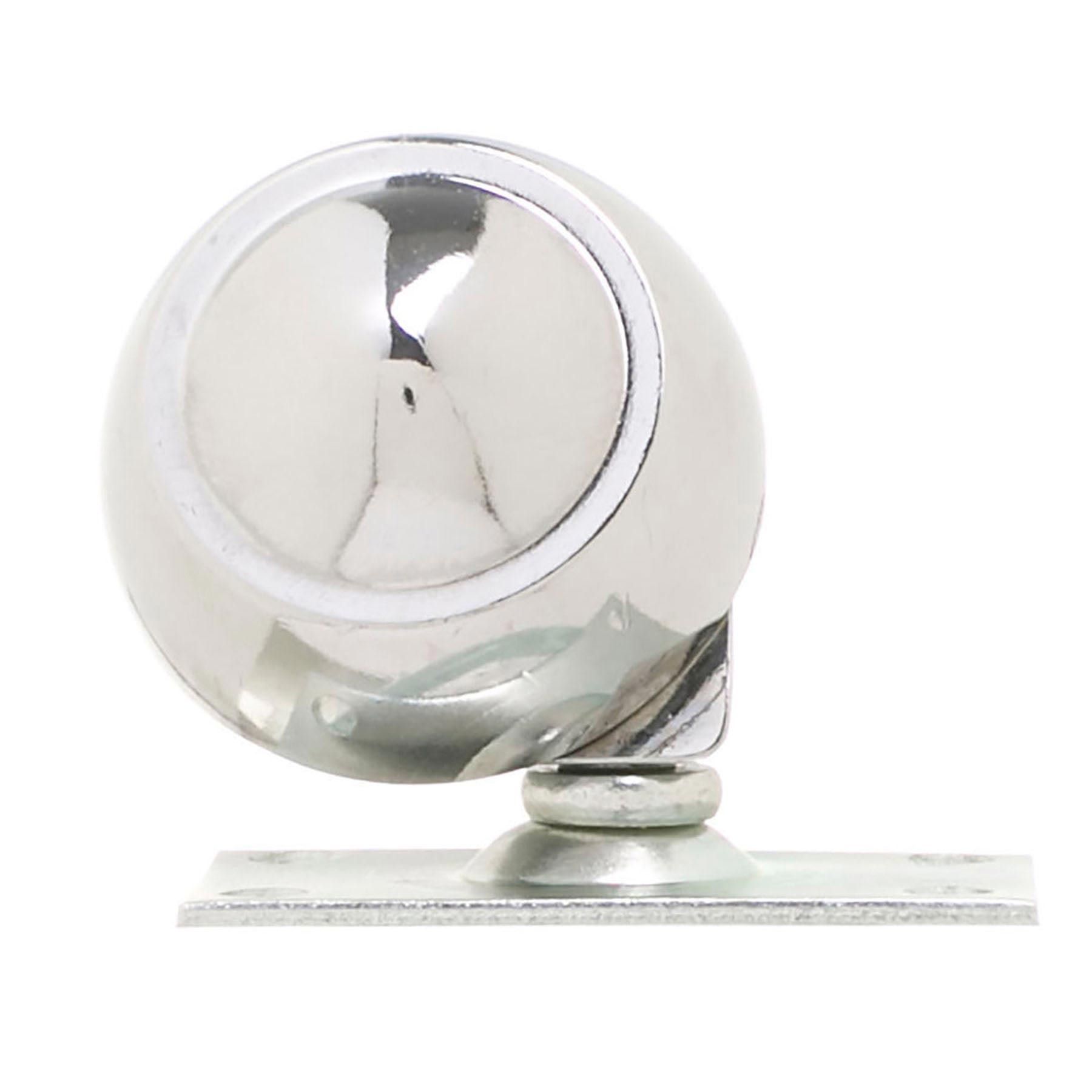 Rodízio 40mm Chapa Giratório sem Freio Plástico Aliança