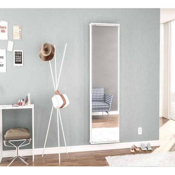 Sapateira 12 Pares Madeira Branco 1,86x57x15cm Politorno