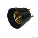 Soquete de latão adaptador mini luminária para lâmpada E27 250V Kit-Flex