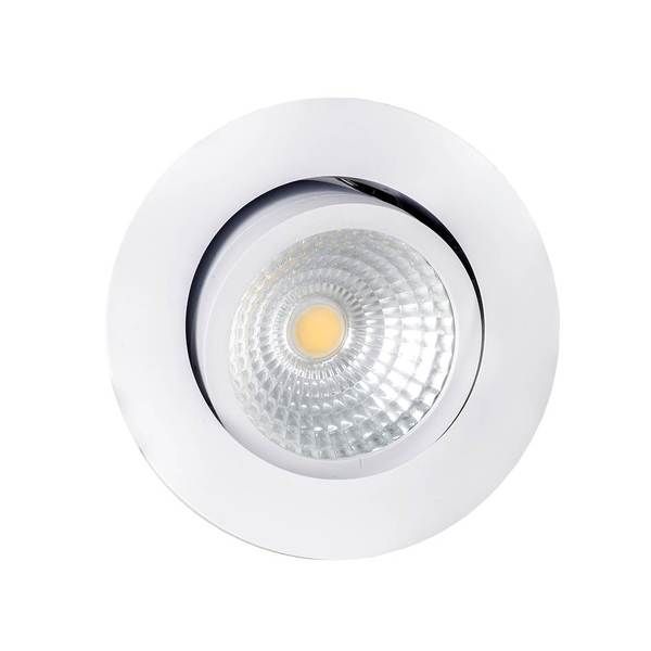 Spot de Embutir LED Bronzearte EasyLED Redondo 3W Amarelo Bivolt