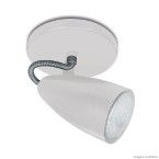 Spot de sobrepor Globo para 1 lâmpada base redonda branco Spot Line