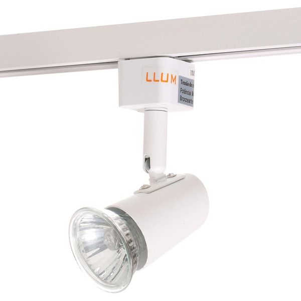 Spot para Trilho GU10 Branco 127V (110V) LLUM