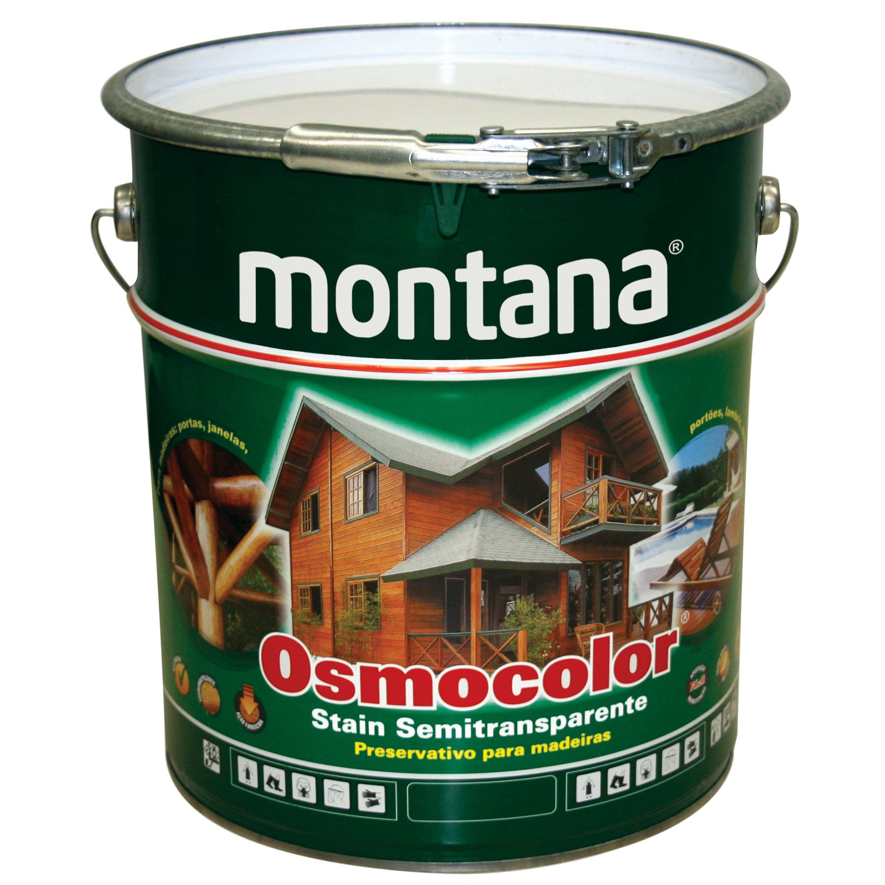 Stain Osmocolor UV Deck Acetinado Castanho UV Deck 18L Montana