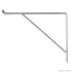 Suporte para prateleira de vidro 30cm preto Zamar