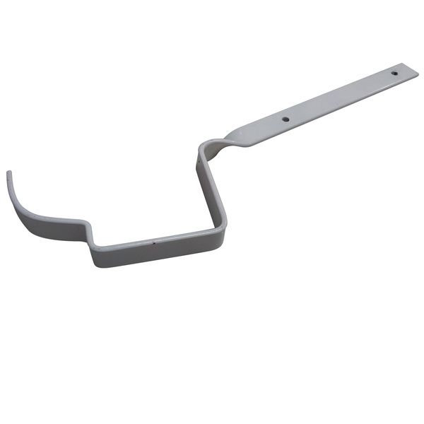 Suporte Torcido Calha Moldura 28 Externo Branco Calha Forte