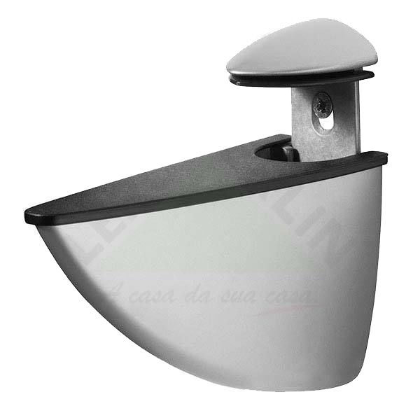 Suporte Tucano para Prateleira de Madeira e Vidro Cromado 3x25cm Prat-K