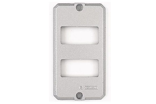 Tampa para Caixa de Derivação em Alumínio 2 Postos Ref: 56115/005