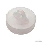 Tampa para lavatório e tanque 1.1/4 natural branca Fixtil