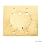 Tampa unha simples 4x4 para tomada RJ45 Tramontina