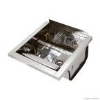 Tanque de inox de parede TS 360 com espelho 10849 Franke