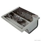 Tanque de inox de parede TS 550 com espelho 10850 Franke