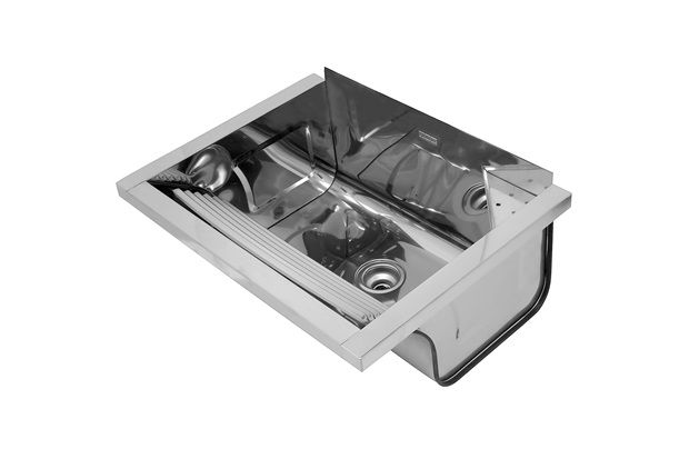 Tanque de Inox Ts 550 com Espelho 47x63x29cm
