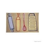 Tapete Cleankasa 50x160cm gourmet utensílios Kapazi