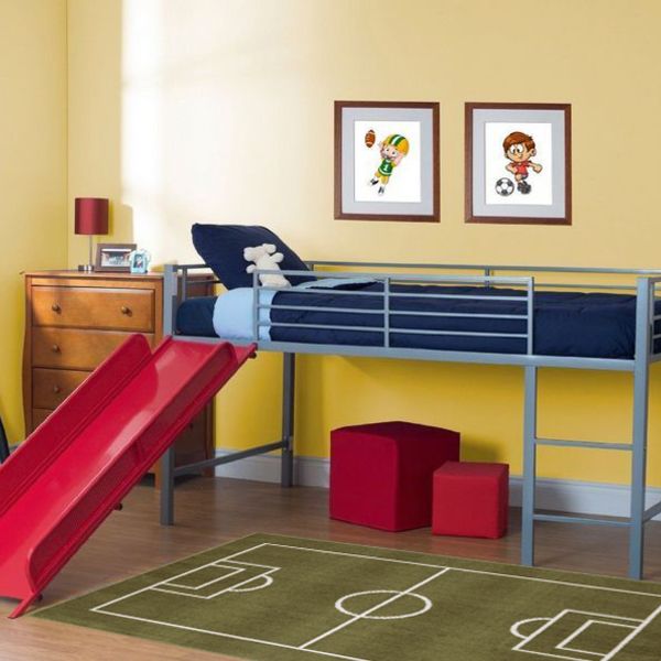 Tapete Infantil Campo de Futebol Verde 1,00x1,50m