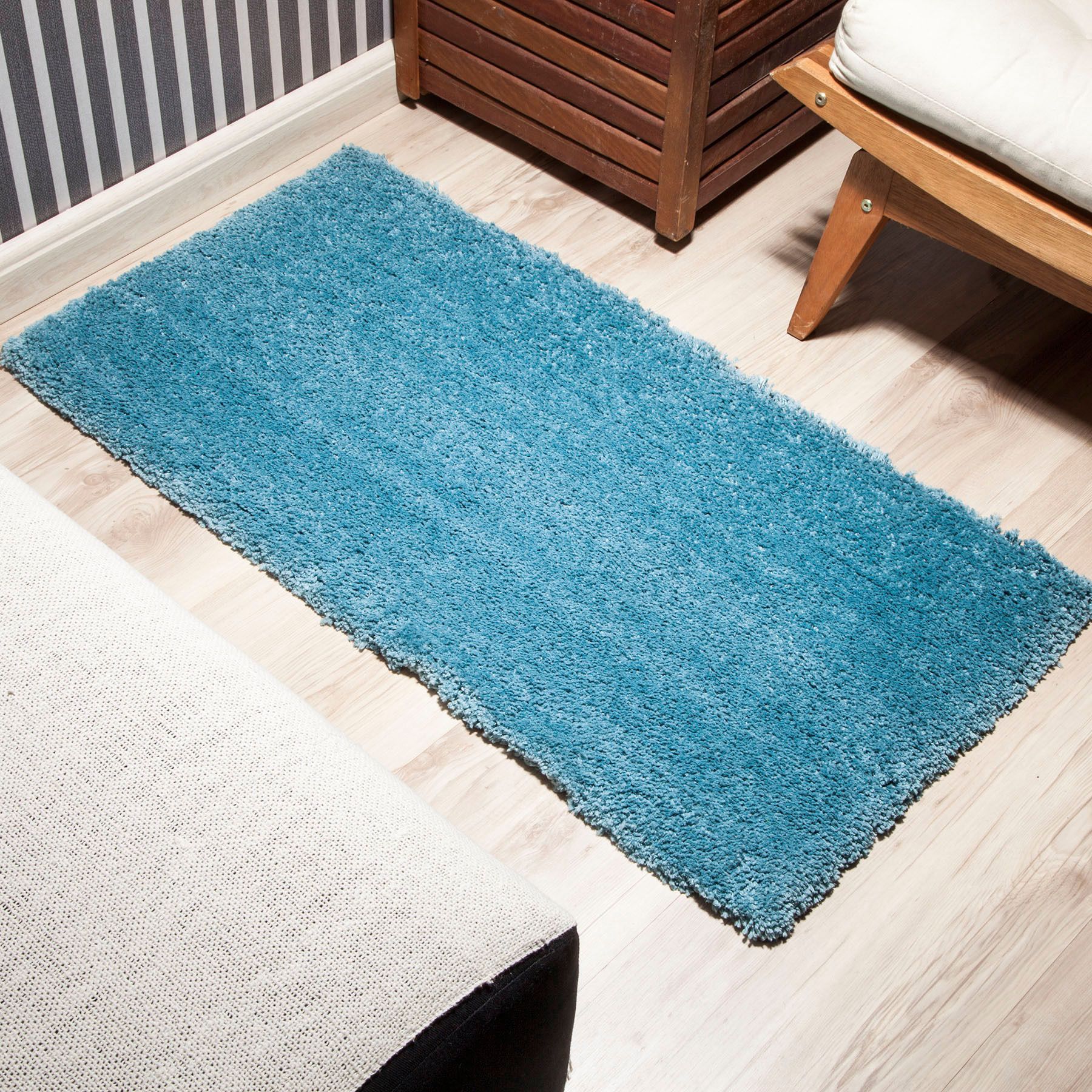 Tapete Shaggy Lisciare Azul 0,50x1,00m