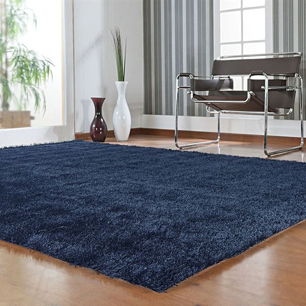 Tapete Shaggy Lucca Azul 1,00x1,50m