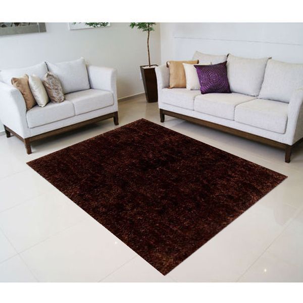 Tapete Shaggy Lucca Marrom 2,00x3,00m