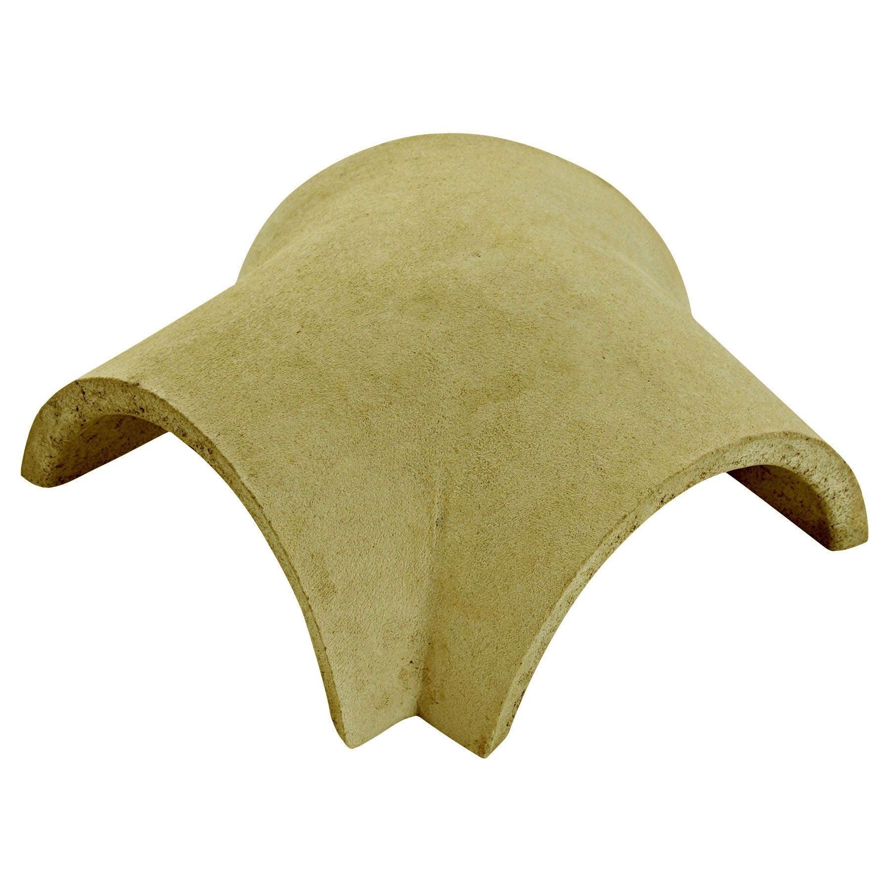 Telha 3 Vias de Concreto Bege Colonial Teggo Telhas