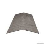 Telha colonial de fibrocimento 79x32,5cm 6mm cinza Brasilit