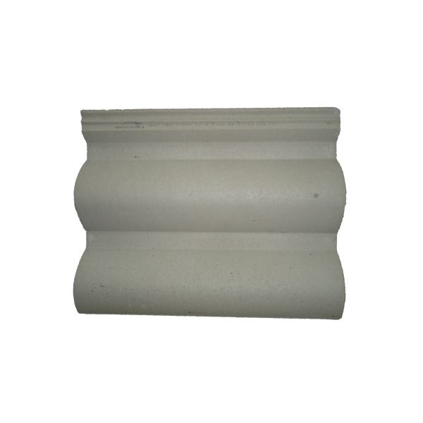 Telha Coppo Veneto de Concreto Branco 33cm Tegovale