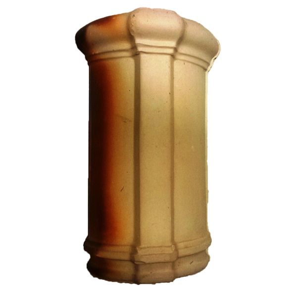 Telha Cumeeira de Cerâmica Mesclada 20,5cm Cerâmica Silva