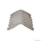 Telha cumeeira de fibrocimento 110x42cm 6mm Universal cinza Brasilit