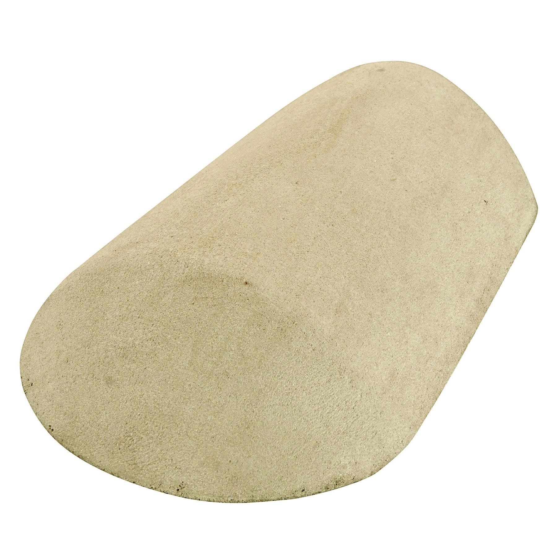 Telha Cumeeira Inicial de Concreto Palha 30cm Teggo Telhas