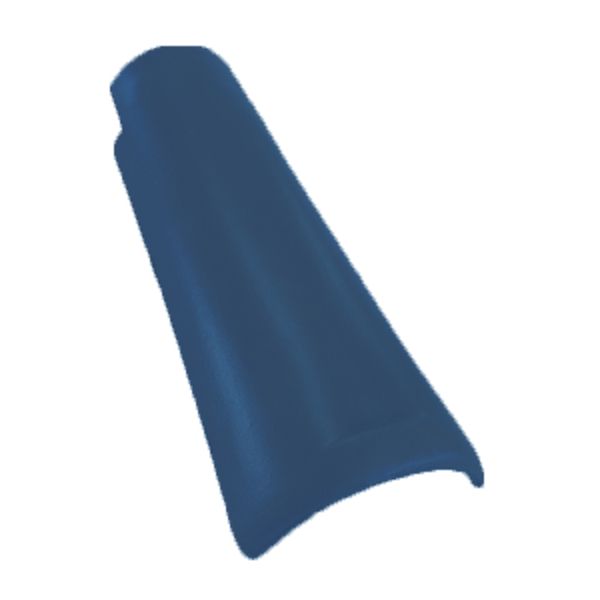 Telha de Cerâmica Colonial Azul 17cm Cláudio Vogel