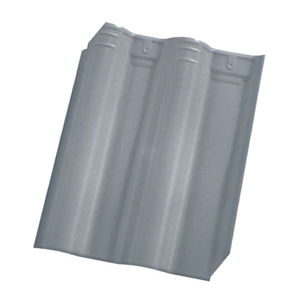 Telha de Cerâmica Premier 1 Face Cinza 33cm Cejatel