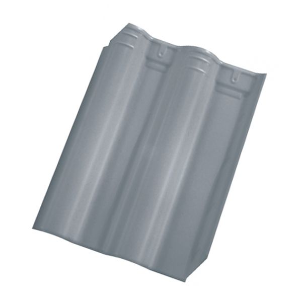 Telha de Cerâmica Premier 2 Lados Cinza 33cm Cejatel