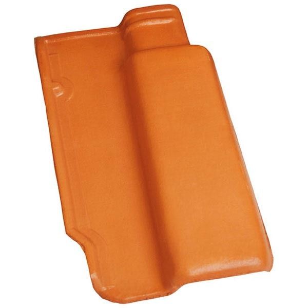 Telha de Cerâmica Romana Resinada Vermelha 23,3cm Cerâmica Barrobello