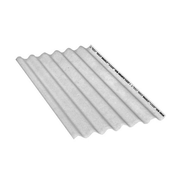 Telha de Fibrocimento Ondulada CRFS Cinza 1,83x1,10mx5mm Brasilit