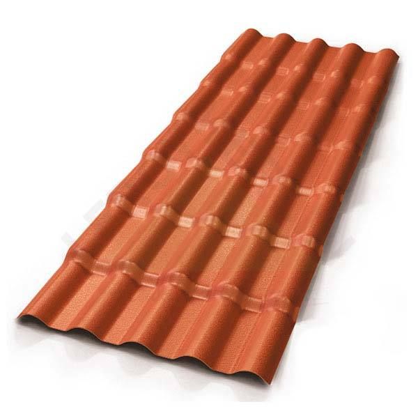 Telha de PVC Colonial Americana Cerâmica 0,86x230cm Precon