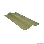 Telha espigão de fibra vegetal 34x200cm 3mm vermelha Onduline