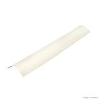 Telha espigão de fibrocimento 31x185cm 6mm Top Comfort branca Brasilit