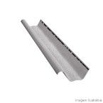 Telha kalheta de fibrocimento 450x47,2cm 8mm Normal cinza Brasilit