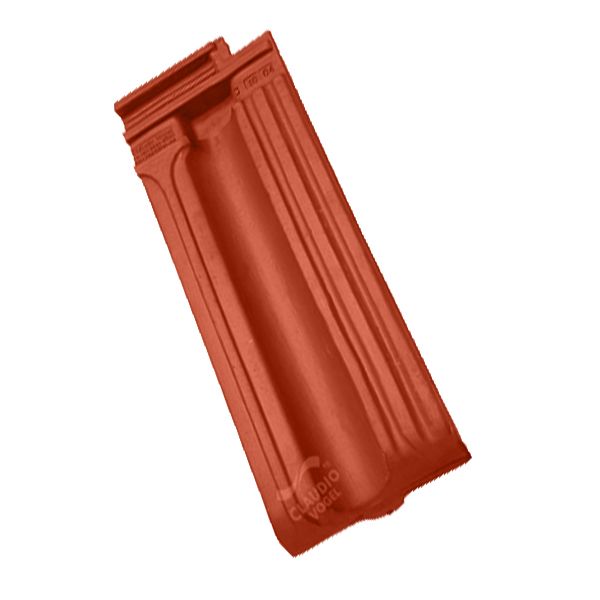 Telha Lateral de Cerâmica Francesa Caramelo Semi-Brilho Cláudio Vogel