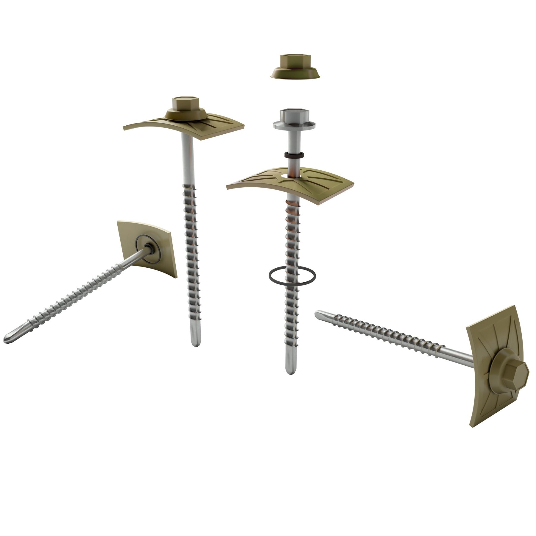 Telha Parafuso de PVC Colonial Marfim 15x0,95cm Araforros