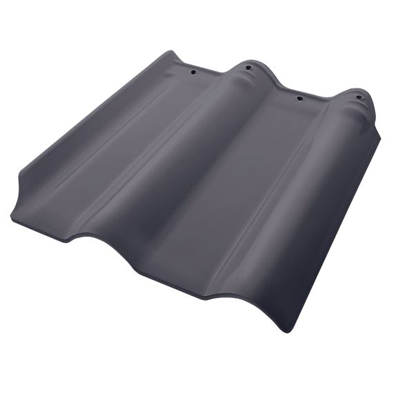 Telha Twin Chumbo Esmaltada Dupla Onda 37x43cm PointGres