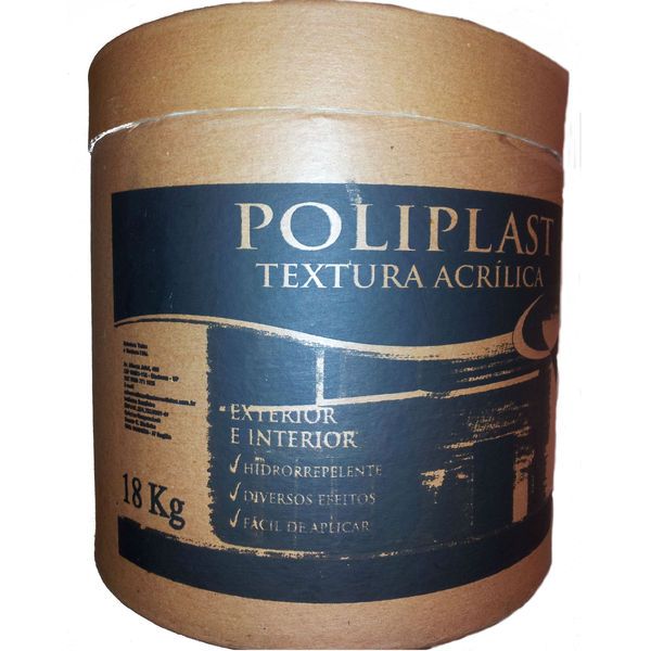 Textura Lisa Premium Poliplast Branco 18Kg Tintas Universo