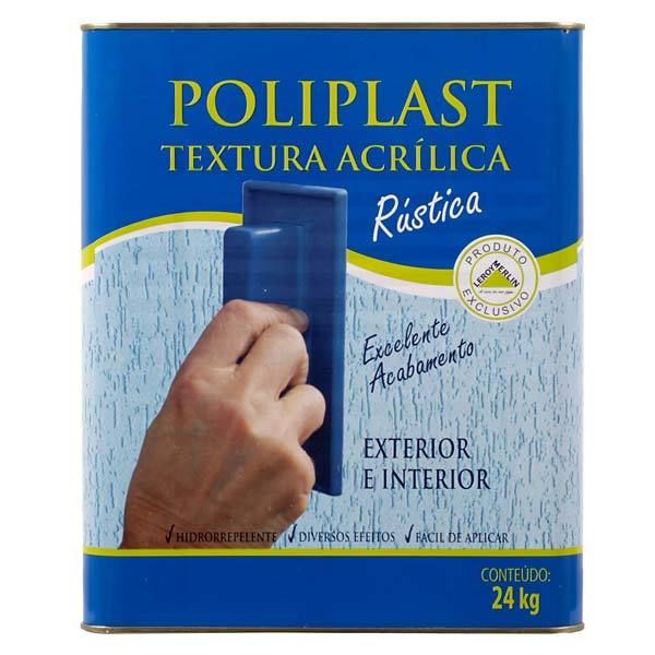Textura Rústica Premium Poliplast Areia 24Kg Tintas Universo