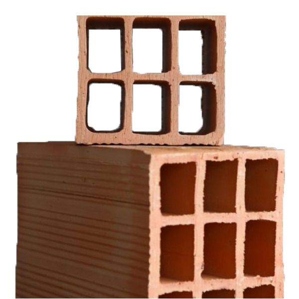 Tijolo 9 Furos 11,5x19x29cm Cerâmica Guarani