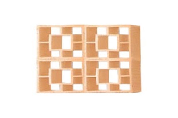 Tijolo Vazado Diagonal Quadrado 25x18x7cm