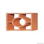 Tijolo vazado diagonal redondo 25x18x7cm Martins