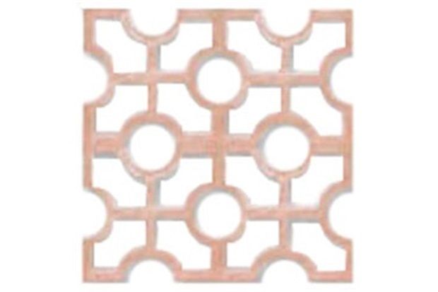 Tijolo Vazado Reto Cruz 18x18x7cm